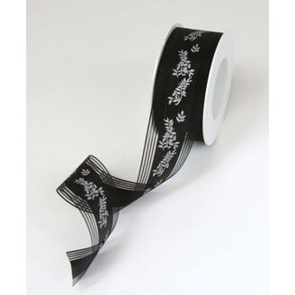 TRAUERFLOR 40mmx25m*ČERNÁ 016