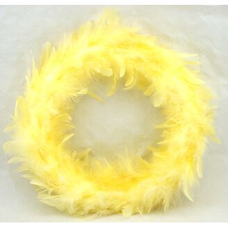 VĚNEC PEŘÍ 28cm*ORANŽOVÁ SV.