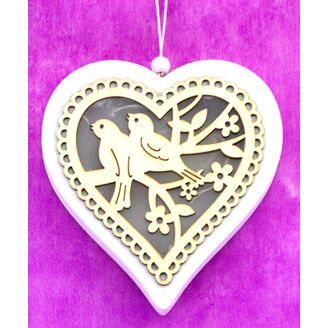 SRDCE LED 12,6cm*BÍLÁ