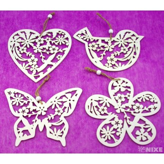 ZÁVĚS DŘEVO MIX 14x18cm*