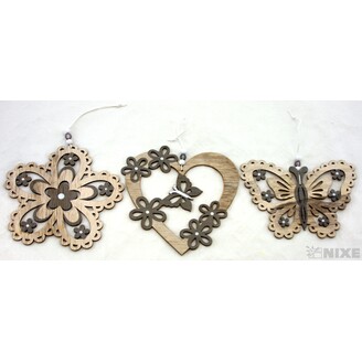 ZÁVĚS DŘEVO MIX 17x23cm*