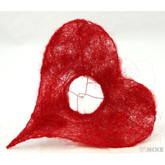 PODLOŽKA SRDCE 25cm*ČERVENÉ