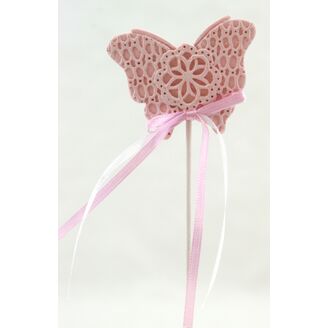 ZÁPICH MOTÝL 12ks 6x24cm*RŮŽOVÁ