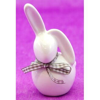 ZAJÍC KERAMIKA 11x5cm*BÍLÁ