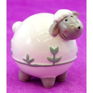 OVEČKA PORCELÁN 7x8cm*BÍLÁ