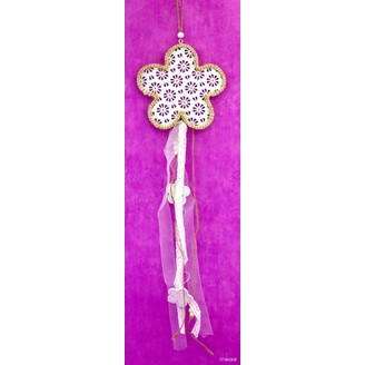 ZÁVĚS KVĚT PLECH 14x50cm*