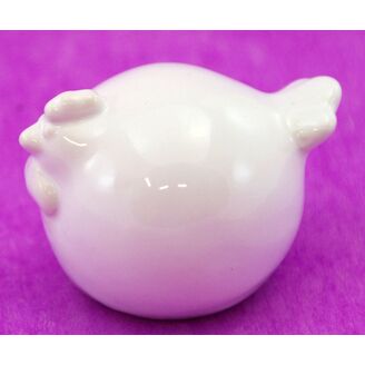 SLEPICE KERAMIKA 6,5x5cm*BÍLÁ