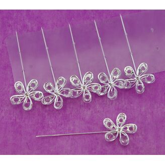 ŠPENDLÍK PL SVATEBNÍ 30mmx8cm 6ks