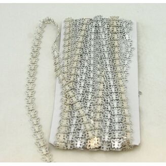 PÁSEK METAL MOTÝL 10mmx9m*STŘÍBRNÁ