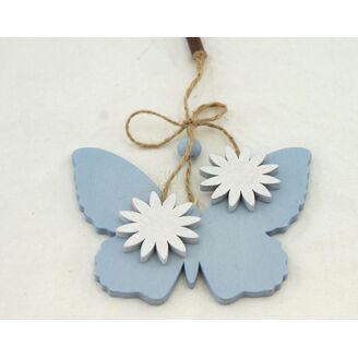 ZÁVĚS D MOTÝL 8x12cm*MODRÁ