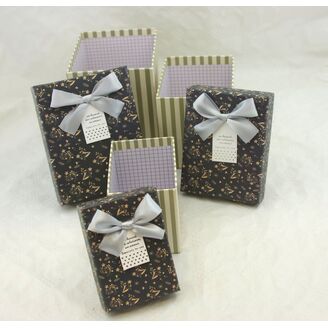 KRABICE 3ks 16x15x13cm 14x12x11 12x10x8*MIX BAREV