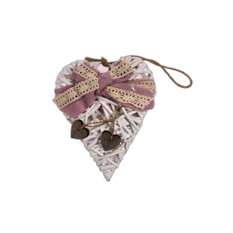 ZÁVĚS SRDCE ZDOBENÉ 19cm*