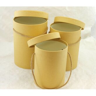 KVĚTINOVÝ BOX 3ks pr. 17x23cm 15x21 14x18*PŘÍRODNÍ