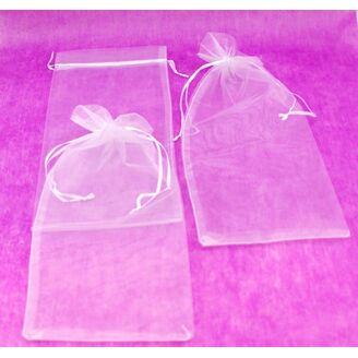 SÁČEK ORGANZA 15x37cm*BÍLÁ