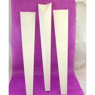 OBAL PAPÍR 6x55x2cm*BÍLÁ