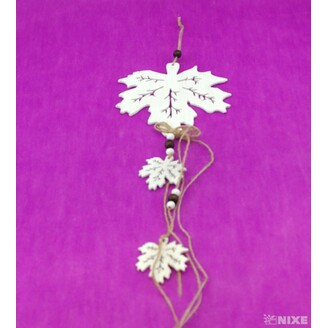 ZÁVĚS LIST 15x50cm*BÍLÁ