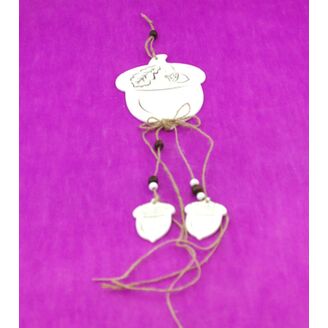 ZÁVĚS ŽALUD 13x50cm*BÍLÁ