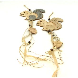 ZÁVĚS VEVERKA 13x50cm*MIX BAREV