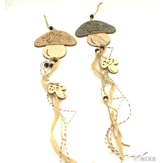 ZÁVĚS HŘÍBEK 13x50cm*MIX BAREV