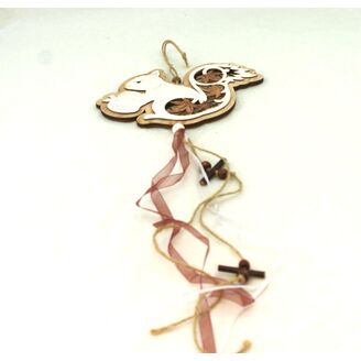 ZÁVĚS VEVERKA 19x50cm*PŘÍRODNÍ