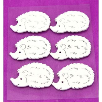 PODZIM NALEPOVACÍ 4x2,5cm 6ks*BÍLÁ