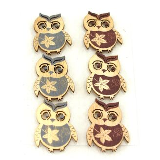 PODZIM NALEPOVACÍ 4x3cm 6ks*PŘÍRODNÍ