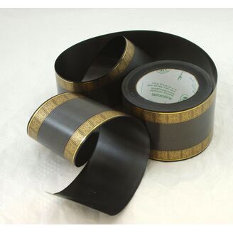 POHŘEBNÍ PÁSEK 80mmx50yd TISK*ŠEDÁ TM.