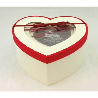 KRABICE SRDCE 23x12cm 20x11 18x09*MIX BAREV