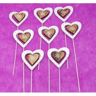 ZÁPICH SRDCE 8x27cm 8ks*