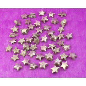 HVĚZDA 2,5cm 50ks*ZLATÁ