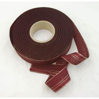 PLÁTNOVÁ STUHA 25mmx25m*BORDOVÁ 036637