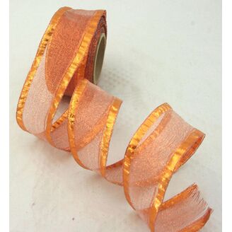 PLÁTNOVÁ STUHA 40mmx25m*MĚDENÁ 390804