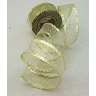 PLÁTNOVÁ STUHA 40mmx25m*ZLATÁ 390801