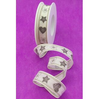 CELINA 66272 25mmx20m*KRÉMOVÁ+HNĚDÁ 161