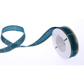 ROSALINE 1184 25mmx20m*MODRÁ+ZLATÁ 170