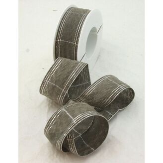 ROSALINE 1184 40mmx20m*HNĚDÁ+STŘÍBRNÁ 261