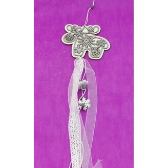 ZÁVĚS SOB 11x50cm*STŘÍBRNÁ