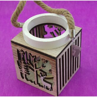 LUCERNA 14,5x12cm*PŘÍRODNÍ