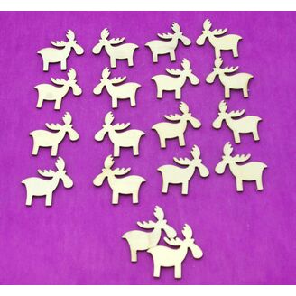 SOB DŘEVO 6x5,5cm 18ks*PŘÍRODNÍ