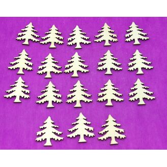 STROM DŘEVO 6x5cm 18ks*PŘÍRODNÍ