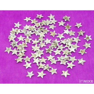 HVĚZDA BŘÍZA SNÍH 2,5cm 90ks*BÍLÁ