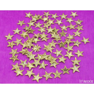 HVĚZDA BŘÍZA GLITR 3,5cm 80ks*MIX BAREV