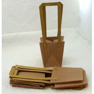 TAŠKA PLAST 34x15x13cm*HNĚDÁ