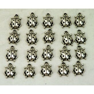 ZÁVĚS KOV BERUŠKA 20ks 1cm*STŘÍBRNÁ