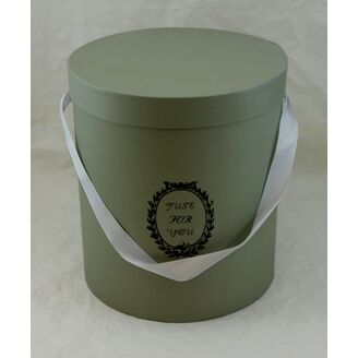 KVĚTINOVÝ BOX pr. 23x27cm 21x25 20x23*ŠEDÁ