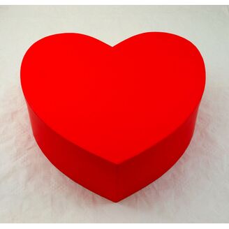 KRABICE SRDCE 3ks 28x11cm 24x10 20x8,5*ČERVENÁ