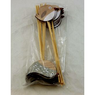 ZÁPICH PTÁČEK 8x27cm 16ks*MIX BAREV