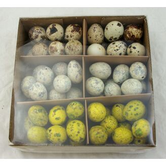 VAJÍČKA KŘEP. 3cm 72ks*MIX BAREV