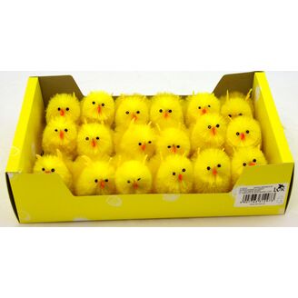KUŘÁTKA 4x3,5cm 18ks*ŽLUTÁ
