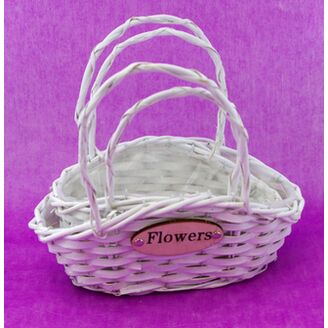 KOŠ 28x15x12cm 23x12x10*BÍLÁ